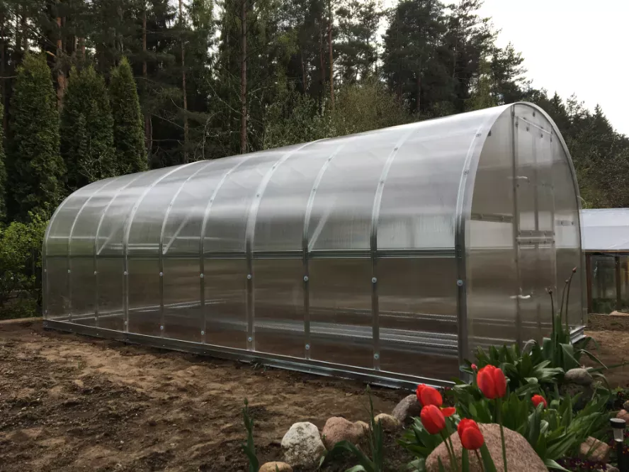 Grand tunnel de jardin en polycarbonate - 3x6 (18m2)